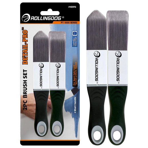 Brocha de Recorte y Borde ROLLINGDOG 2 pz