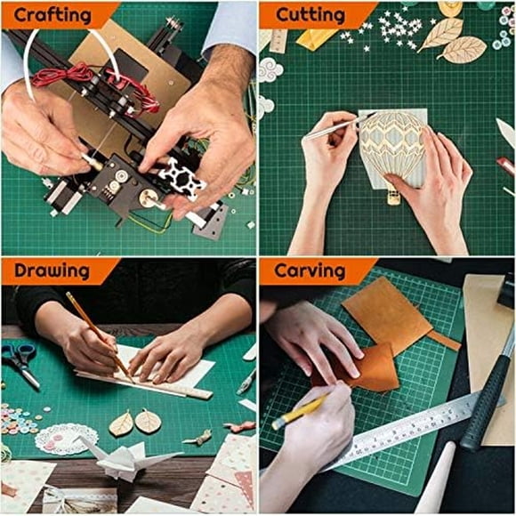 Mat de Corte Autoreparable Anezus 30x45 cm Doble Cara PVC