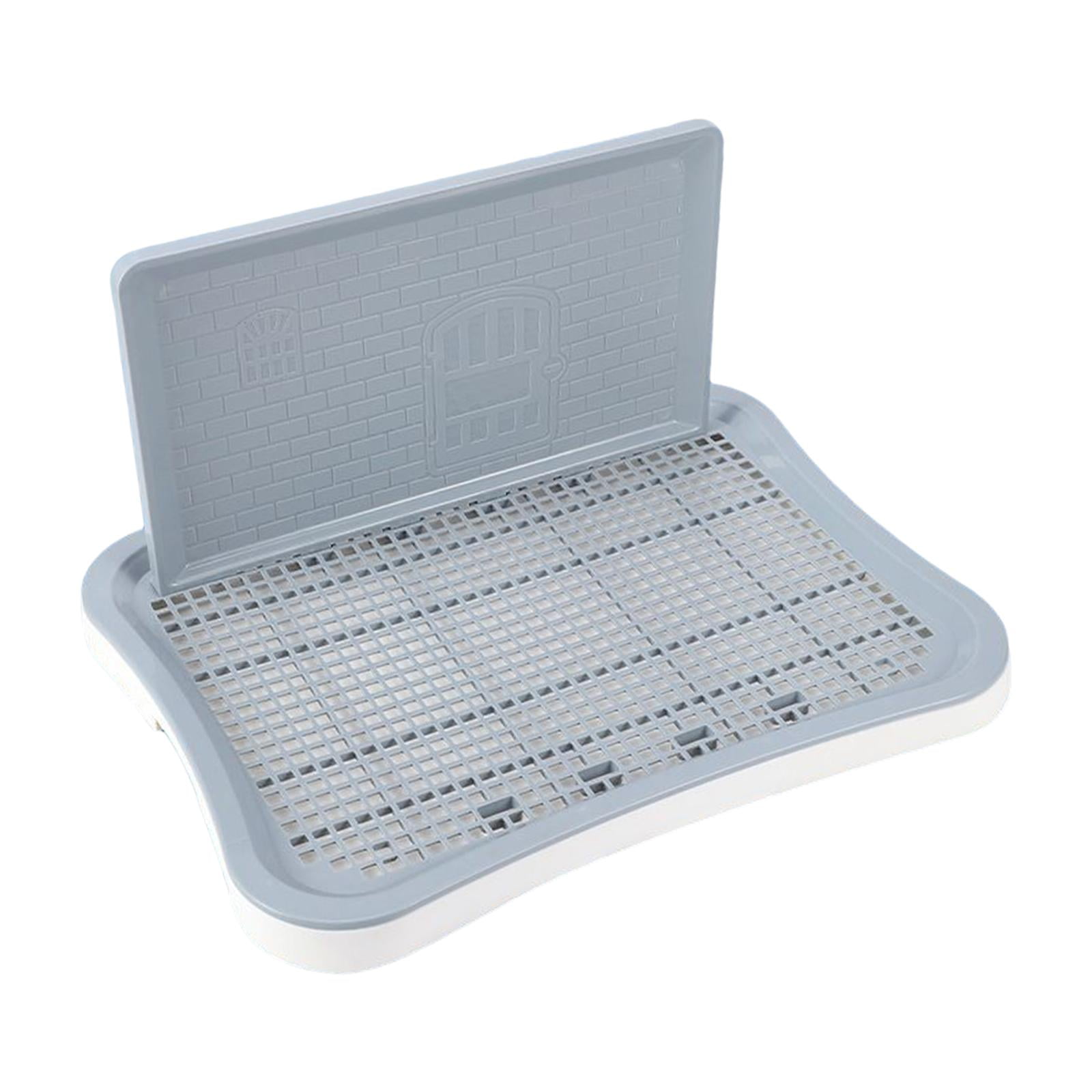 Magideal - El Inodoro De Entrenamiento Para Mascotas Mantiene Las Patas Y Los Pisos Limpios, Almohadilla Para De Cachorro, Urinario De Malla Extraíble, , Blanco