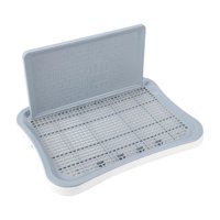 Magideal - El Inodoro De Entrenamiento Para Mascotas Mantiene Las Patas Y Los Pisos Limpios, Almohadilla Para De Cachorro, Urinario De Malla Extraíble, , Blanco