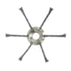 thumbnail image 1 of Cabezal De Corte De Alambre, Cabezal De Repuesto Para Comedero De Malas Hierbas Para Cortacésped, Desbrozadora, 6 Cuchillas De 7 Pulgadas, 1 of 5