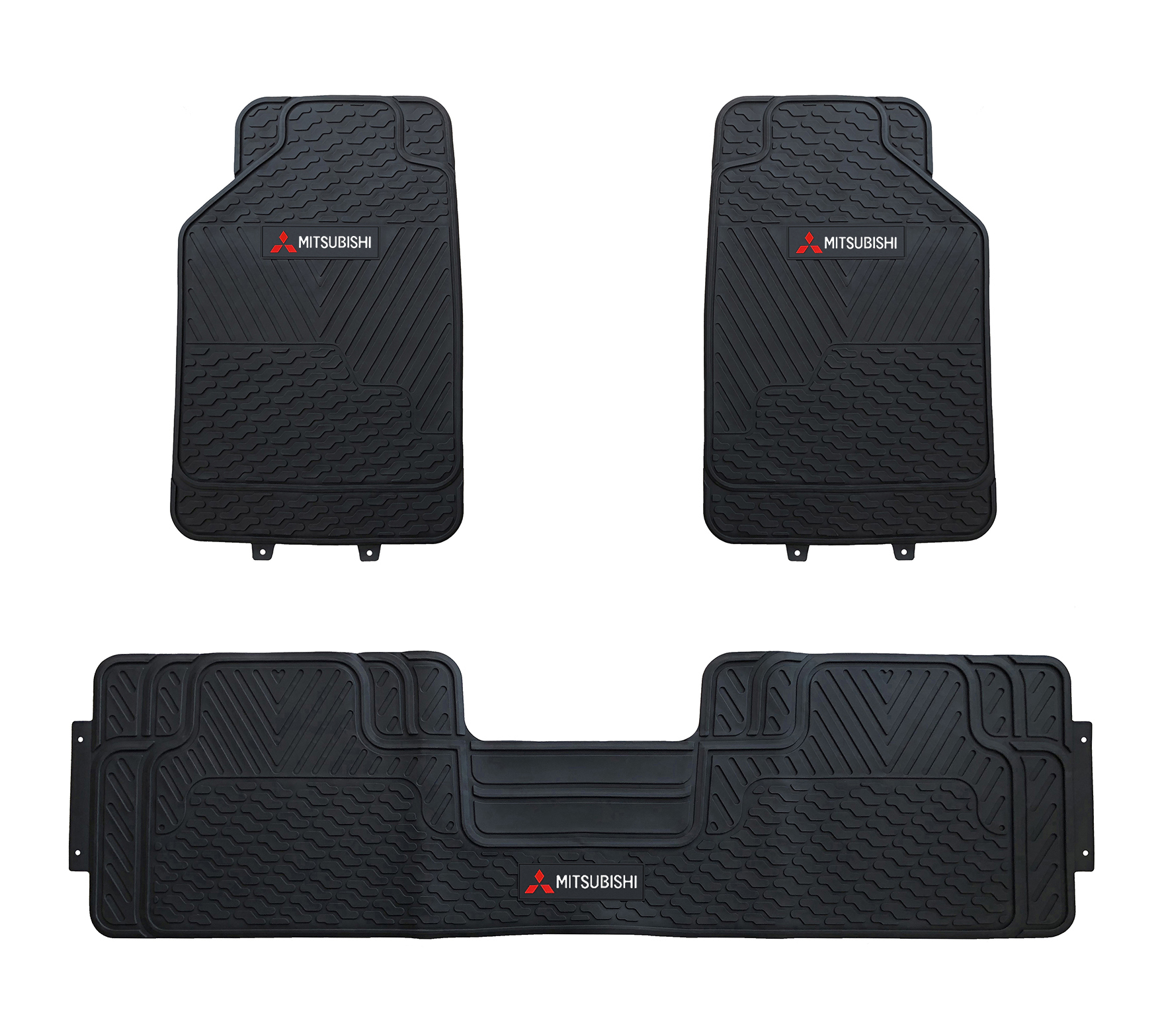 Jj Group - Pisos De Goma 3 Piezas Mitsubishi Para Vehículos