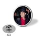 thumbnail image 3 of Michael Jackson-Theme Round Button Badge: Premium Metal Construction, Ideal for High-End Events 2.8 cm, 3 of 6