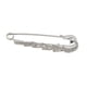 thumbnail image 3 of pasador de seguridad de cristal broche bufanda bata cuello solapa pines insignia insignia pin 4, 3 of 3
