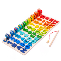 Otuti - Juego De Pesca Didáctico Formas Y Números Juguete Madera