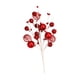 thumbnail image 5 of 6 piezas de púas de bolas de purpurina navideñas para decoración de árboles de Navidad, púas para árboles de Navidad en para fiestas, decoraci Rojo, 5 of 5
