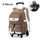 thumbnail image 1 of with Wheels Trolley School Bags for Teenagers Girls Rolling Backpack Students Children Schoolbag School Backpack Travel Bags sac, 1 of 3