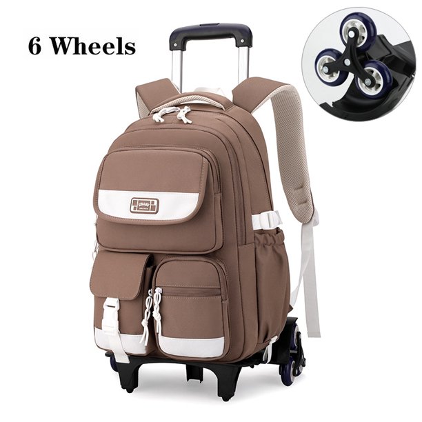 with Wheels Trolley School Bags for Teenagers Girls Rolling Backpack Students Children Schoolbag School Backpack Travel Bags sac