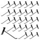 thumbnail image 1 of Ganchos Pybtool para pared, 20 cm, para tiendas y hogares, paquete de 40, color negro, 1 of 6