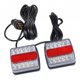 thumbnail image 1 of 12V Impermeable LED Luces De Remolque Stop / Indicador / Kit De Luz Trasera Rojo + Blanco, 1 of 5
