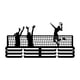 thumbnail image 3 of Perchero Para Medallas, Resistente, Para Sala De Estar, Hogar, Voleibol, 3 of 4