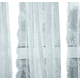 thumbnail image 1 of Cortinas transparentes de 180 cm de largo para ventana, 1 panel con estampado floral, elegantes paneles de gasa para dormitorio y sala de estar (140 x 180 cm, blanco), 1 of 6