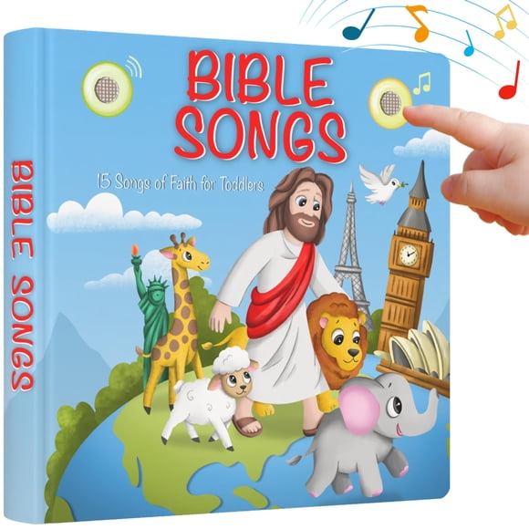 Libro Musical LEARNING BUGS – 28 Botones, 15 Canciones, para Niños de 1 a 3 Años