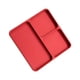 thumbnail image 3 of Bandeja metálica para platos, soporte para tuercas de pernos para platos, organizador de hardware, bandeja magnética para tornillos, mini caja de piez rojo, 3 of 4