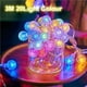 thumbnail image 3 of Christmas Lights 118.11inch Crystal Balls LED Fairy String Lights Christmas Decoration Garland Festoon Led Light Room Decor Navidad Noel 2022 New Year USB/Battery Power LED Ball Garland Lights Waterpr, 3 of 3