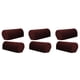 thumbnail image 2 of Juego de 6 muebles de franela Sofá Reposabrazos Cubiertas Protectores Café oscuro, 2 of 5