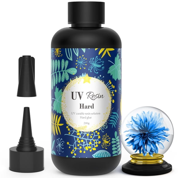Resina UV Wayin 200 g, pegamento epoxi transparente y duro