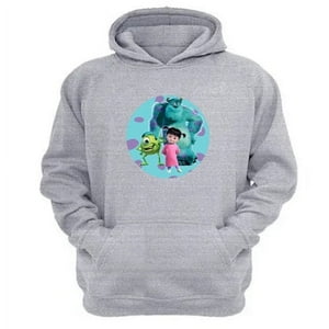 Genérico - Polerón Canguro Fabrica De Monstruos Gris Claro Talla Xs Unisex