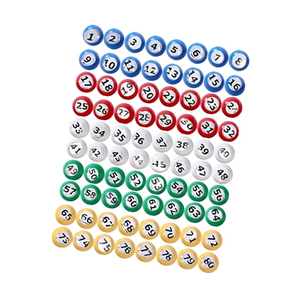 Bola De Bingo, Bola De Conteo Universal Duradera Para Fiestas Nocturnas, Juegos De Grupos Grandes De 1 A 80