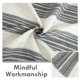thumbnail image 5 of Cortinas DriftAway, mezcla de lino a rayas verticales, 244 cm, color gris, 5 of 8