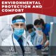 thumbnail image 5 of Protector facial Medical Nation, paquete de 10 unidades, transparente, antivaho, reutilizable, 5 of 8