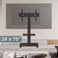 Line - Soporte Tv 26 A 75 Pulgadas 45Kg Soporte Premium Portátil Con Ruedas