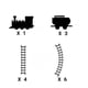 thumbnail image 4 of Tren De Juguete Pista 3 Vagones Camiones Luz Sonido Humo, 4 of 14
