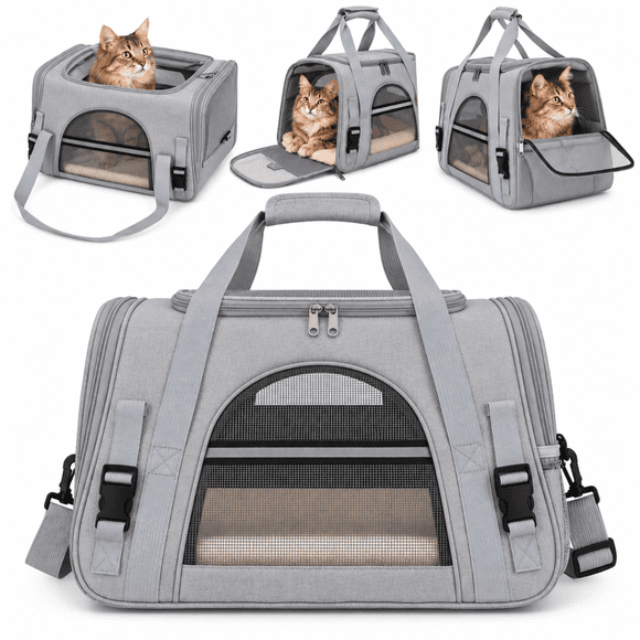 Bolso Transportador Para Mascota Con Alfombra Multifuncional