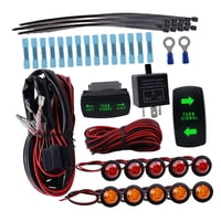 Ioensy - Kit De Señal De Giro Atv Utv, Arnés De Cables De Relé Intermitente Para Reemplazo De Atv Utv