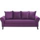 thumbnail image 2 of Living Lua Sofa 3 Cuerpos + 2 Poltronas Felpa Morado, 2 of 6