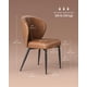 thumbnail image 5 of Juego de 2 sillas de comedor de la colección VASAGLE EKHO, color marrón caramelo, 5 of 8