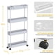 thumbnail image 4 of Carrito de almacenamiento SPACELEAD Slim de 4 niveles para oficina, cocina, gris, 4 of 6
