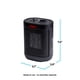 thumbnail image 5 of Calefactor de ambiente Comfort Zone 1500 W cerámico con ventilador, 5 of 5