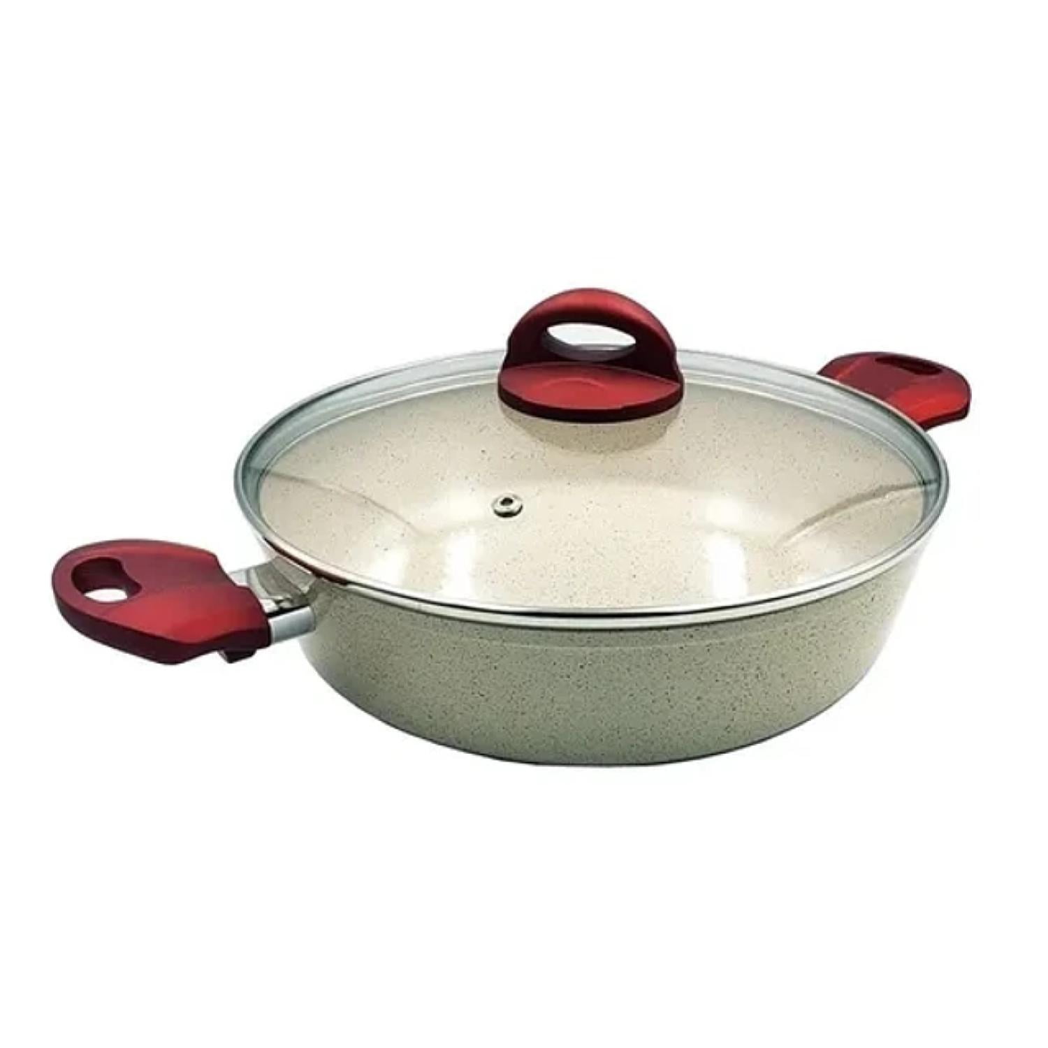 Arte Andino - Olla Arrocera Marmoleada 26cm 4800ml Antiadherente