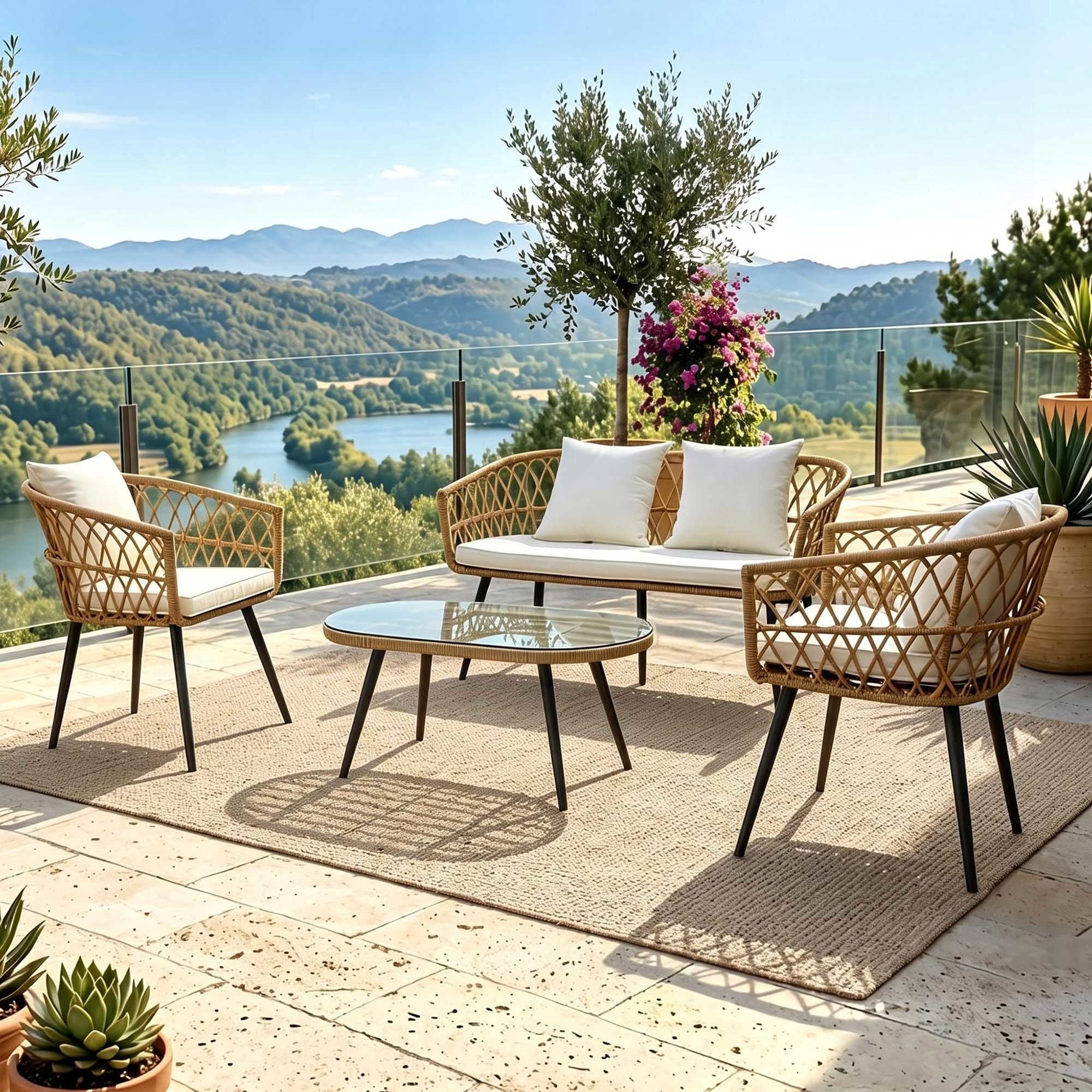Juego de Terraza Living 4 Personas