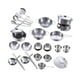 thumbnail image 1 of 25 Uds Juguetes De Cocina Utensilios De Cocina Acero Inoxidable Duradero Pulido, 1 of 3