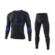 thumbnail image 4 of Ropa interior térmica de invierno para hombre, mallas , pantalones para el sudor, ropa de para proteger para senderismo, montañismo, entrenamiento, esq XXL negro, 4 of 5