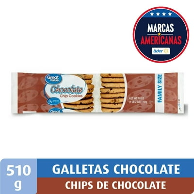 Galleta Chocolate Con Chips De Chocolate 510 G Great Value