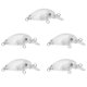 thumbnail image 1 of La pesca dura sin pintar 5pcs se?ala el cuerpo diy de la pesca de los crankbaits en blanco los 4.7cm, 1 of 3