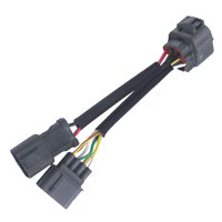 Magideal - Arnés De Puente Distribuidor Durable Obd1 A 10 Pines Obd2 Arnés De Cables De Automóvil De Rendimiento Estable Multiusos Para Piezas De Vehículos