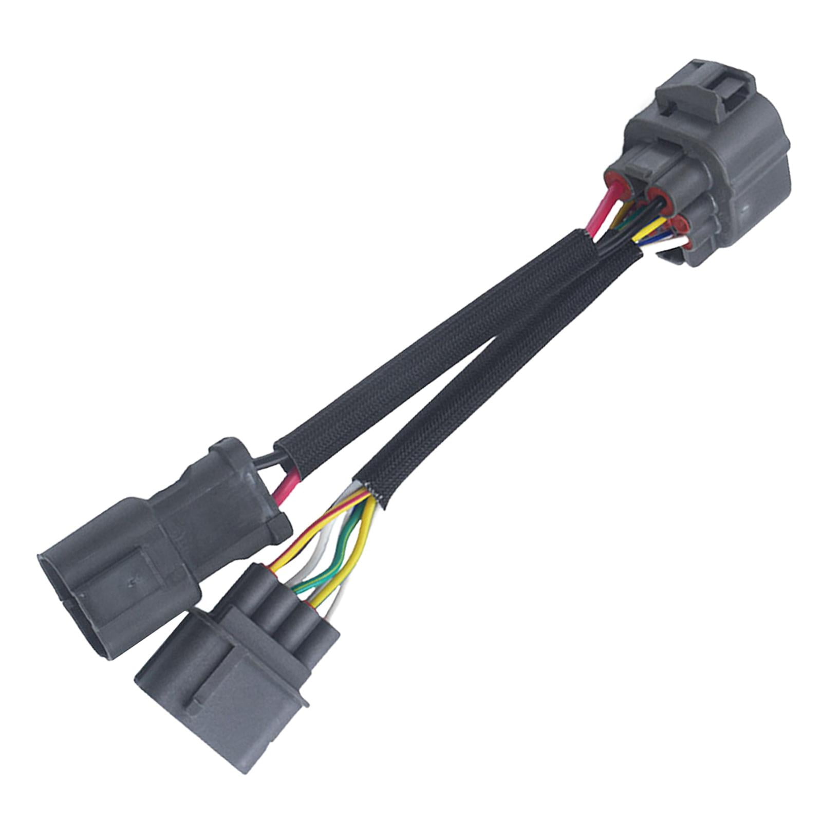 Magideal - Arnés De Puente Distribuidor Durable Obd1 A 10 Pines Obd2 Arnés De Cables De Automóvil De Rendimiento Estable Multiusos Para Piezas De Vehículos