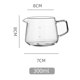 thumbnail image 4 of Jarra para crema de leche, café, leche, salsa, leche, vidrio transparente y liso de fondo redondo., 4 of 6