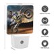 thumbnail image 2 of Motocross Sucio / Moto de Cross Luz nocturna LED con sensor de anochecer a amanecer para dormitorio, baño, pasillo, escaleras - Lámpara LED nocturna de enchufe, 0.5W - 1 pieza, 2 of 6