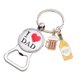 thumbnail image 5 of Llavero Con Abrebotellas, Llavero Creativo, Llavero De Coche, Regalos Para Papá, Estilo F, 5 of 5