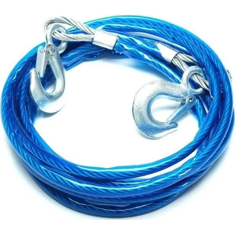 Genérico - Cable De Remolque Auto Acero 3000Kgs 8Mm X 4M