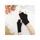 thumbnail image 5 of GUANTES SIN DEDOS DE FORRO POLAR LIGEROS Y CÁLIDOS INSPIRE CHIC CUBIERTA DE MUÑECA CALENTADORES DE BRAZO CORTOS TALLA ÚNICA NEGRO, 5 of 6