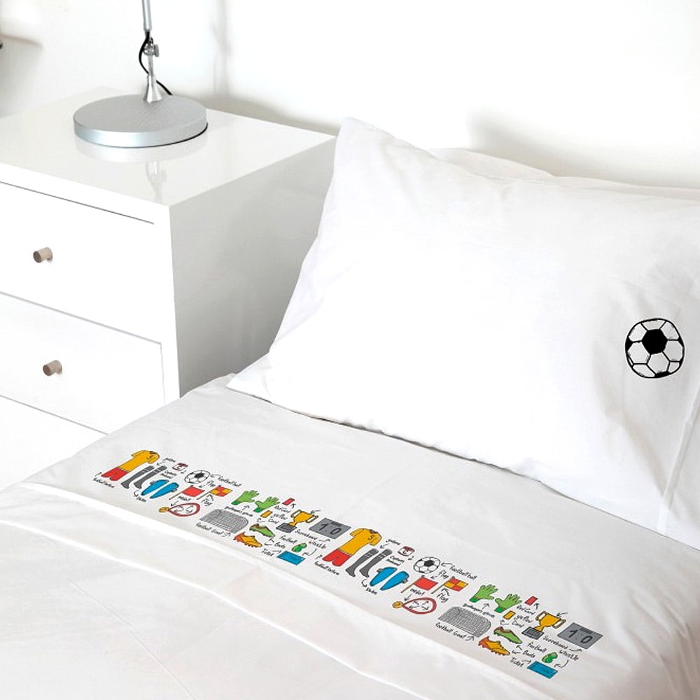 Tuyo Print - Juego De Sábanas 1 Pl Soccer