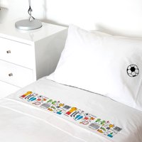 Tuyo Print - Juego De Sábanas 1,5 Pl Soccer