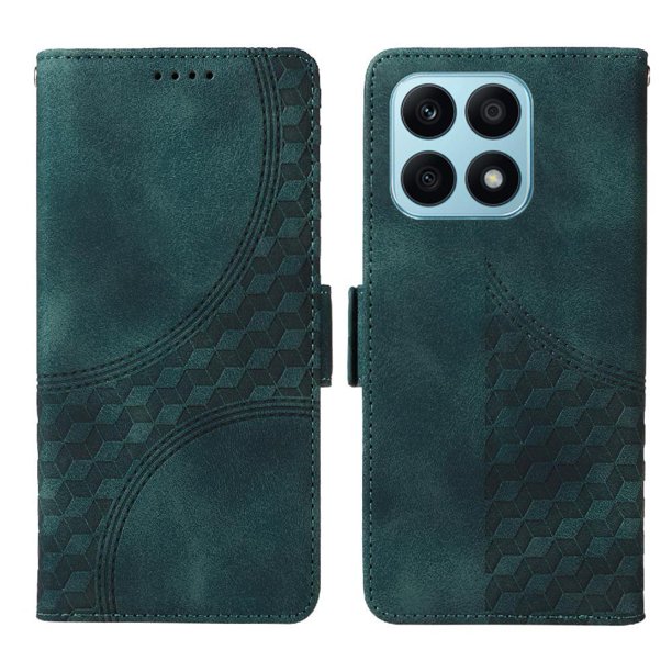 Carcasa FOXDOCK Honor X8A 4G de cuero PU, diseño acolchado clásico, protección contra caídas y rayones