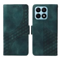 Carcasa Foxdock Honor X8A 4G De Cuero Pu, Diseño Acolchado Clásico, Protección Contra Caídas Y Rayones